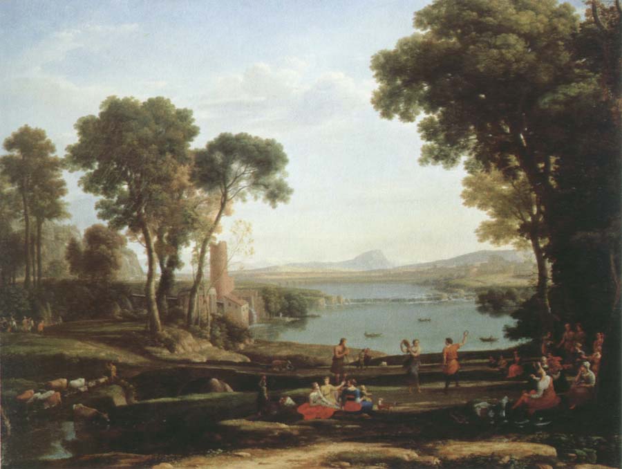 landscape with the marriage of lsaac and rebecca